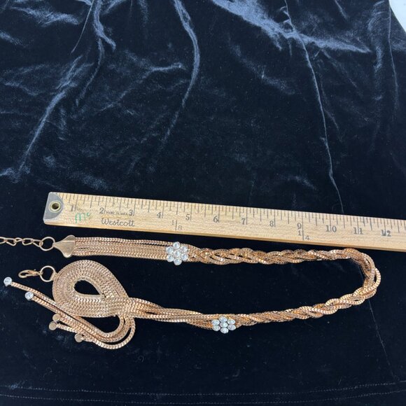 Sophia Gold Metal Jewel Vintage Belt NWT NOS - Picture 13 of 15